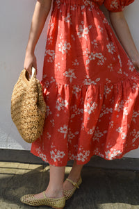 The New Society Nauplia Chilli Beach Flower Dress - The Mercantile London