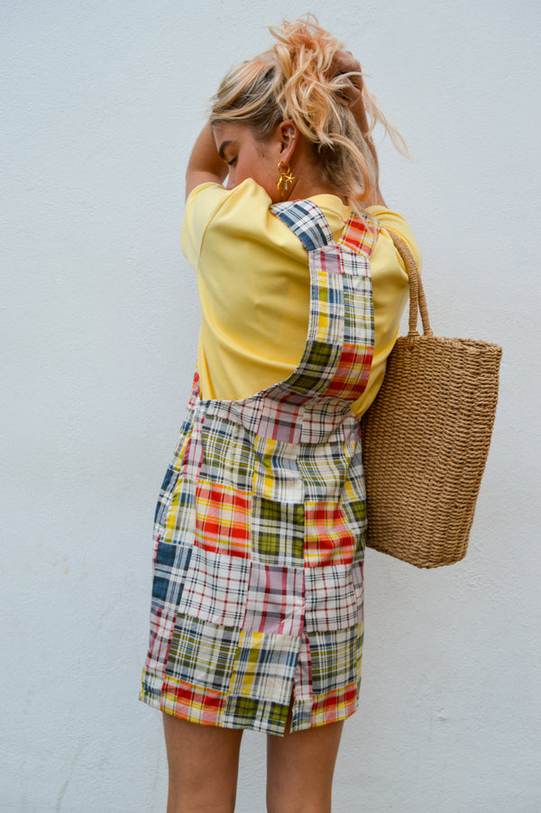 Howlin Cosmic Tropical Madras Mix Dress - The Mercantile London