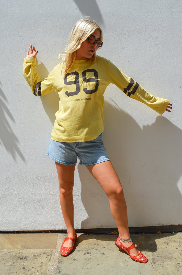 Baum Und Pferdgarten Jeevona Raffia Yellow Top