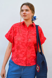 Numph Karissa Geranium Blouse - The Mercantile London