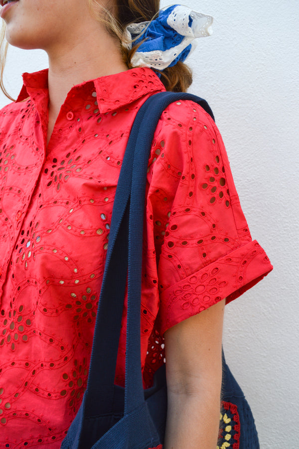 Numph Karissa Geranium Blouse - The Mercantile London