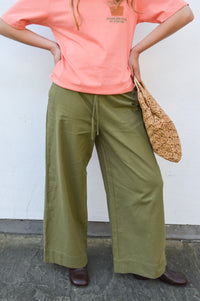 Object Viggo Capulet Olive Trousers - The Mercantile London