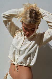 Esmé Studios Leo Buttercream Shirt - The Mercantile London