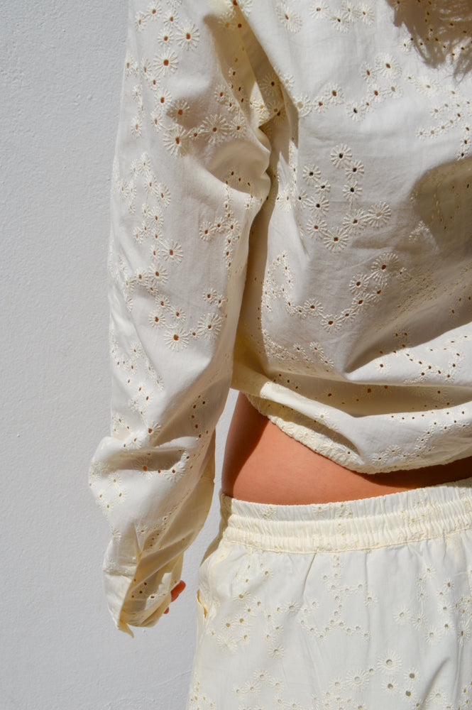 Esmé Studios Leo Buttercream Shirt - The Mercantile London