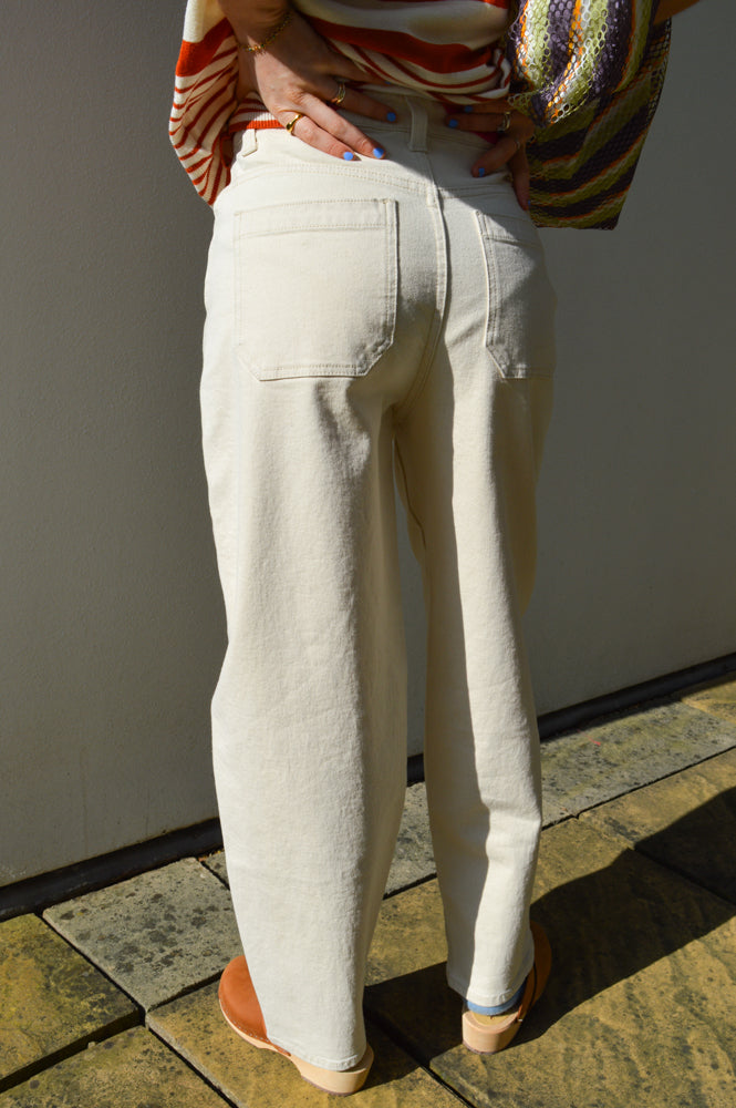 Vanessa Bruno Caleb Greige Jeans - The Mercantile London