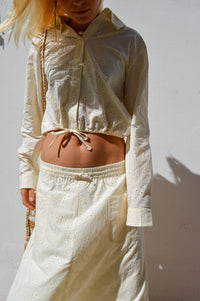 Esmé Studios Leo Buttercream Shirt - The Mercantile London