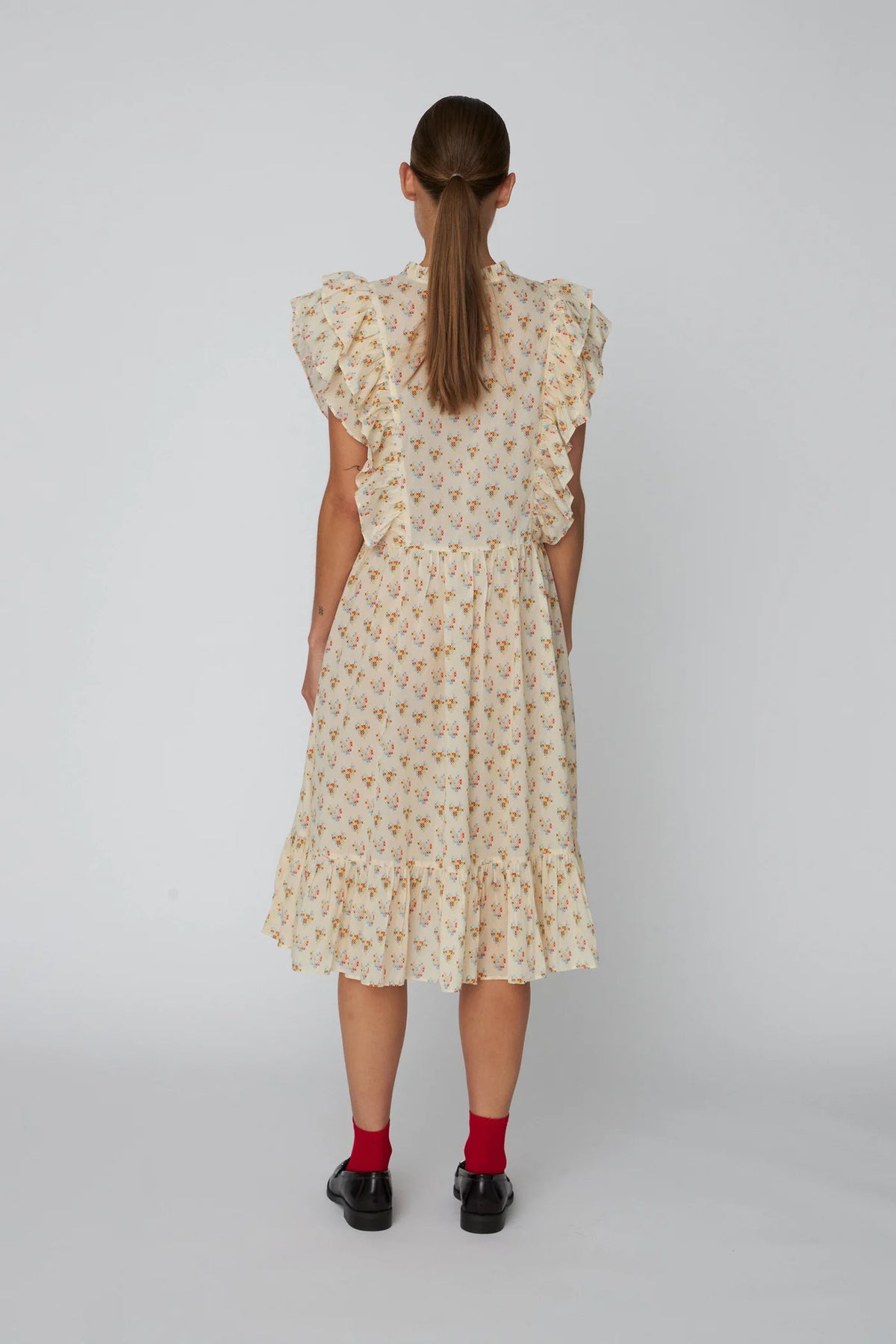 Stella Nova Delicate Printed Heart Dress - The Mercantile London