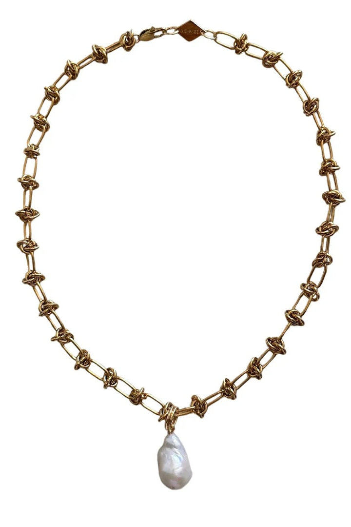 Briwok Devin Gold Necklace - The Mercantile London