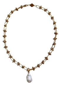 Briwok Devin Gold Necklace - The Mercantile London