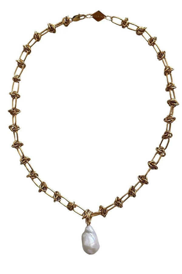 Briwok Devin Gold Necklace - The Mercantile London