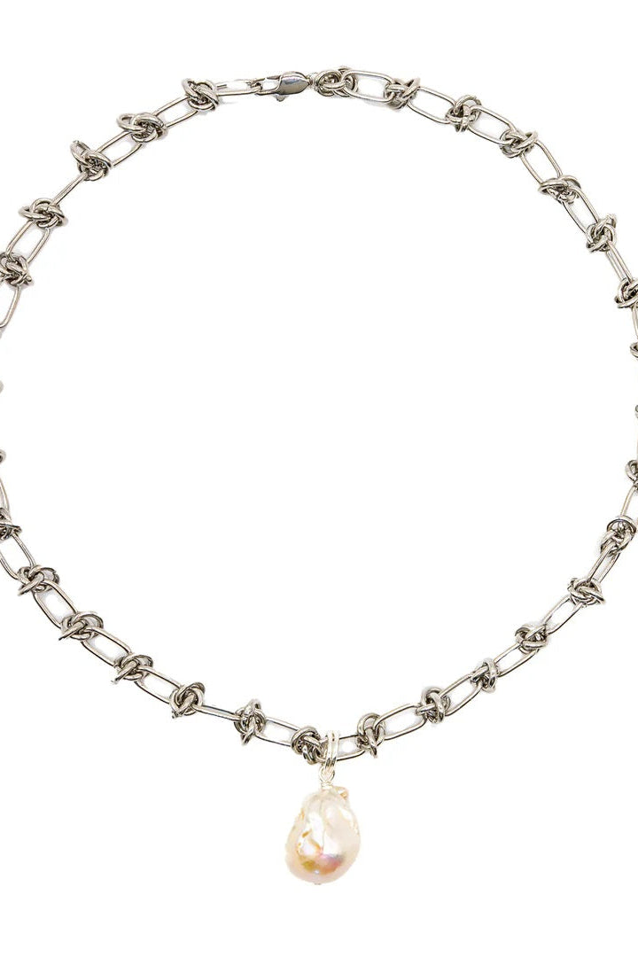 Briwok Devin Silver Necklace - The Mercantile London