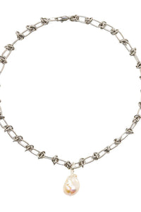 Briwok Devin Silver Necklace - The Mercantile London