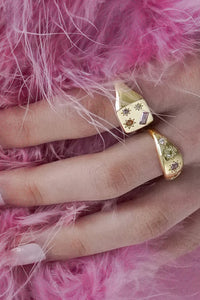 JJ Disco Signet Ring - The Mercantile London
