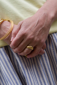 Shyla Rocco Ring in Gold - The Mercantile London