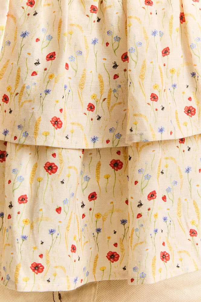 Helmstedt Ellie Cornflower Tiered Top - The Mercantile London