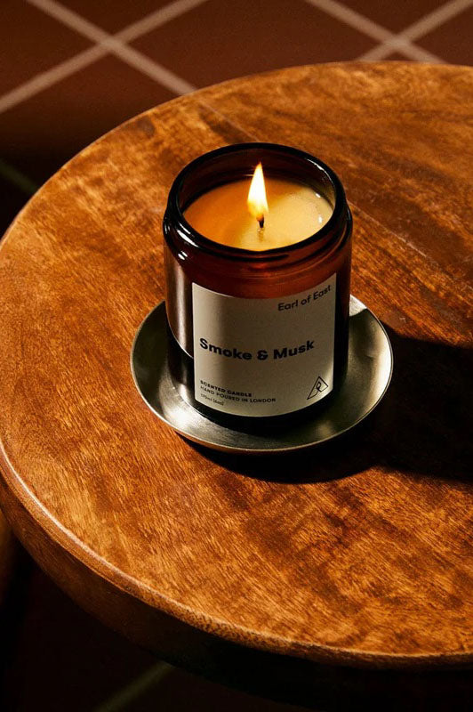 Earl of East Smoke & Musk Candle - The Mercantile London