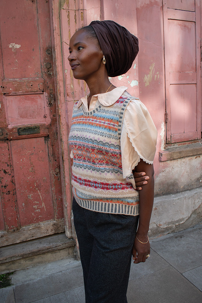 Eribé Westray Mallaig Knitted Vest - The Mercantile London