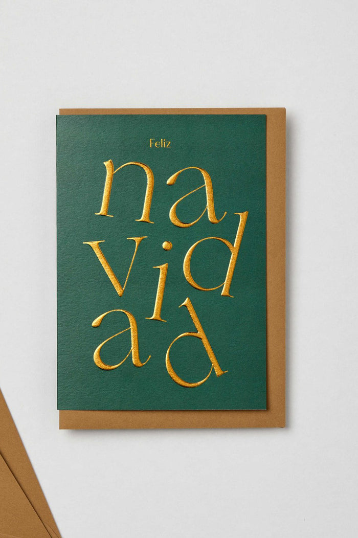 Kinshipped Feliz Navidad Card - The Mercantile London