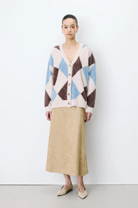 Grace & Mila Alexan Bleuet Argyle Cardigan