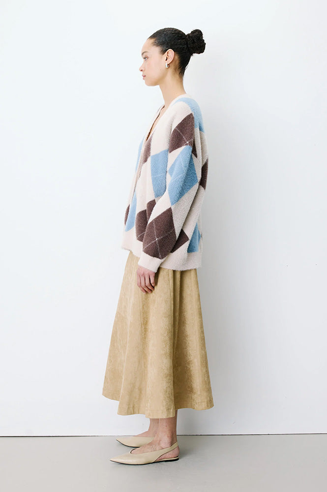 Grace & Mila Alexan Bleuet Argyle Cardigan
