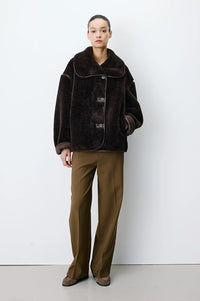Grace & Mila Amelio Chocolate Coat