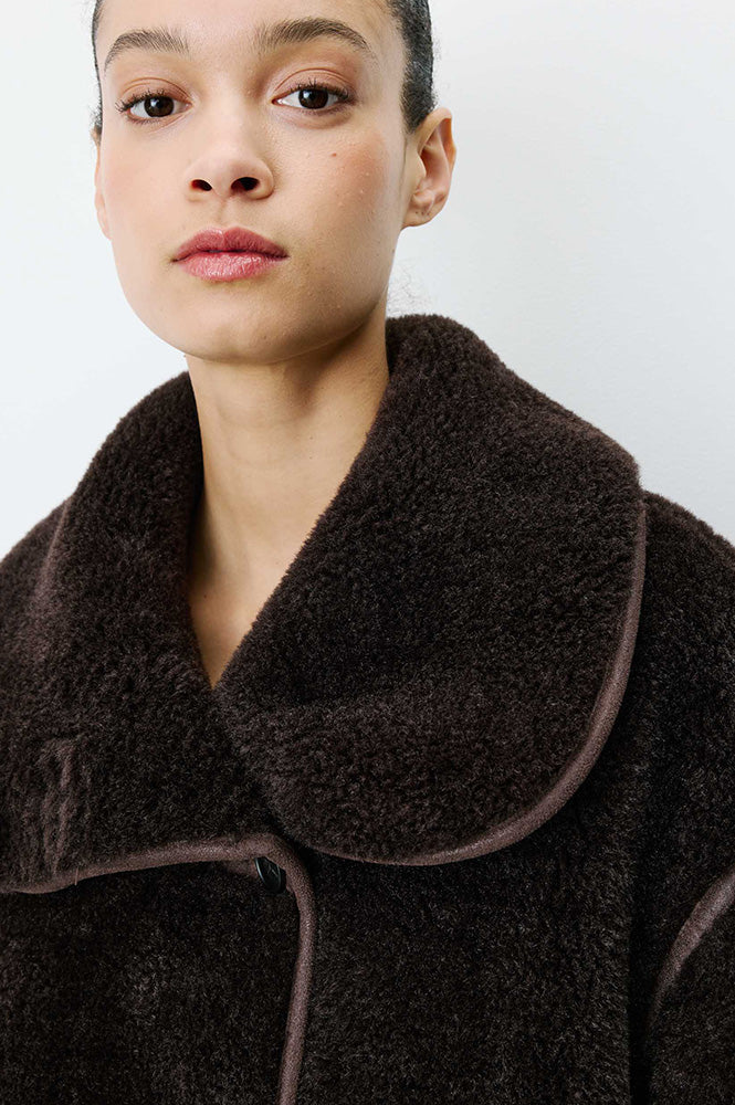 Grace & Mila Amelio Chocolate Coat