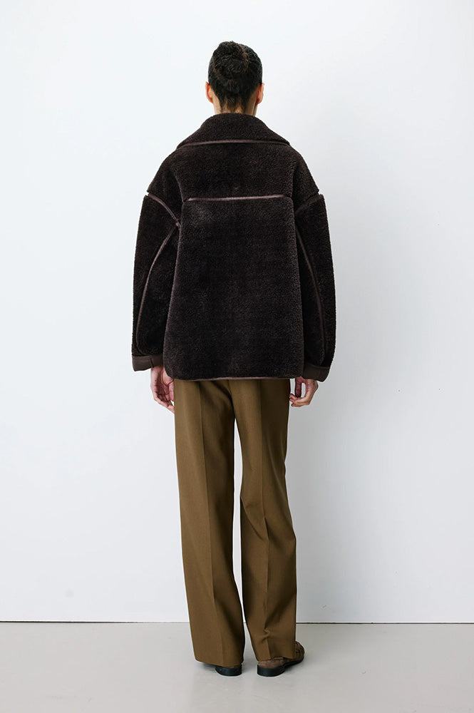 Grace & Mila Amelio Chocolate Coat