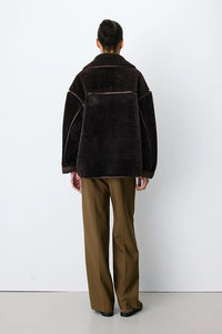 Grace & Mila Amelio Chocolate Coat