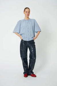 Stella Nova Dowe Blue Frill Top
