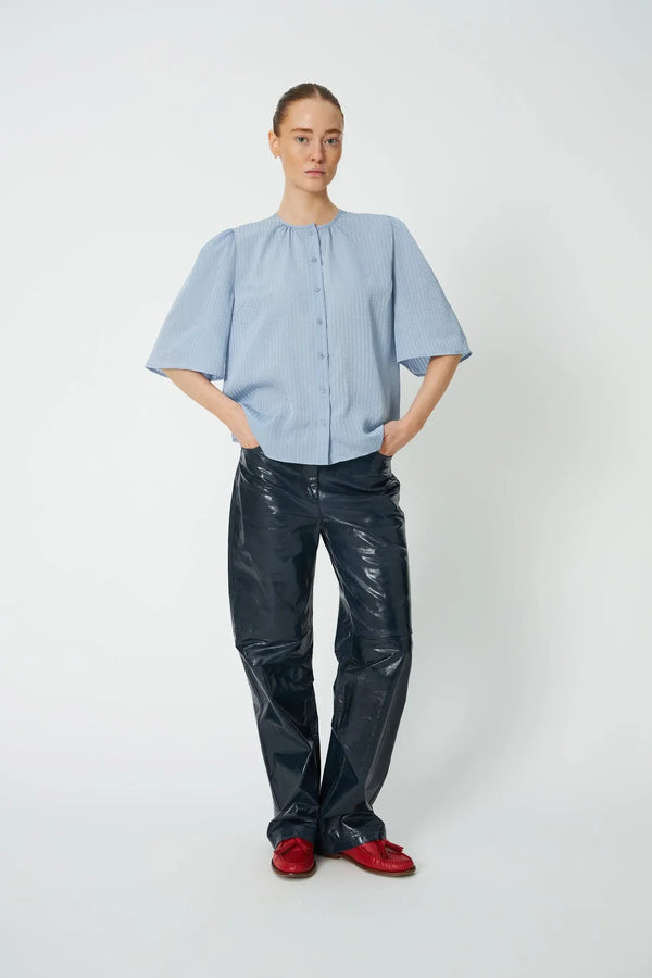 Stella Nova Dowe Blue Frill Top