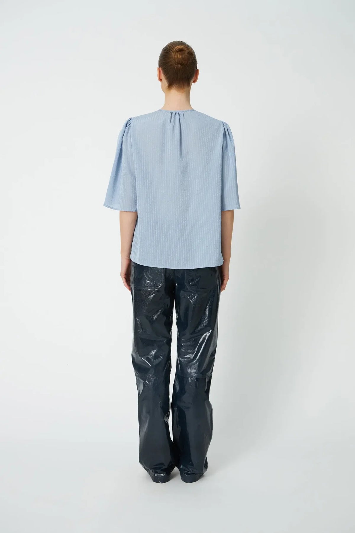 Stella Nova Dowe Blue Frill Top