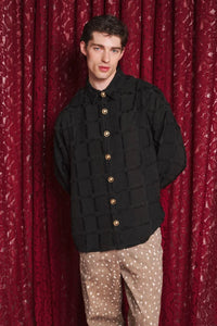 Sister Jane Zephyr Fray Black Check Shirt