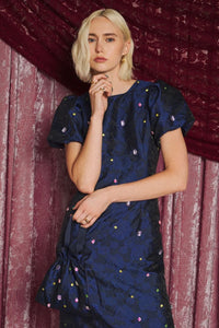 Dream Sister Jane Cosmo Jewel Navy Midi Dress