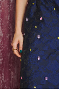 Dream Sister Jane Cosmo Jewel Navy Midi Dress