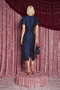 Dream Sister Jane Cosmo Jewel Navy Midi Dress