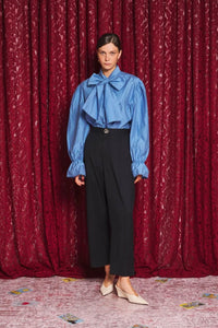 Sister Jane Roman Black Barrel Leg Trouser
