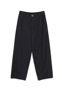 Sister Jane Roman Black Barrel Leg Trouser