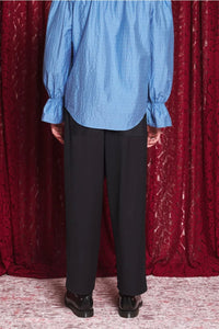 Sister Jane Roman Black Barrel Leg Trouser