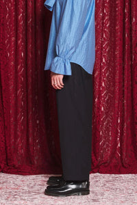 Sister Jane Roman Black Barrel Leg Trouser