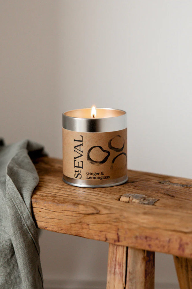 St. Eval Ginger & Lemongrass Scented Tin Candle
