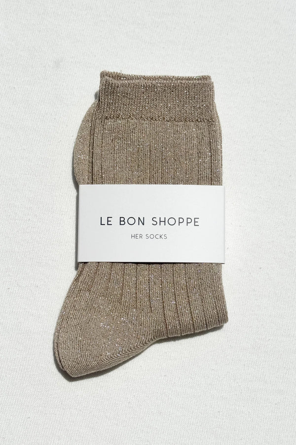 Le Bon Shoppe Her Ash Glitter Socks