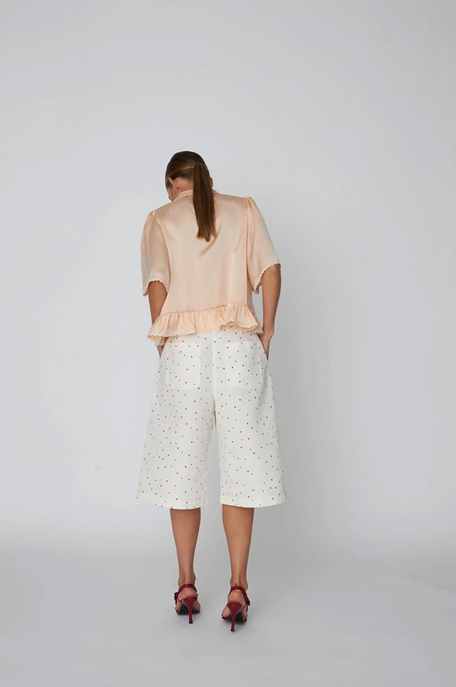 Stella Nova Heart Printed Shorts - The Mercantile London