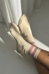 Le Bon Shoppe Her Varsity Rose Socks