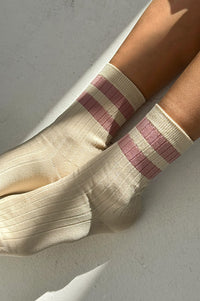 Le Bon Shoppe Her Varsity Rose Socks