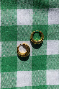 By-Bar Ellis Gold Hoop Earrings - The Mercantile London