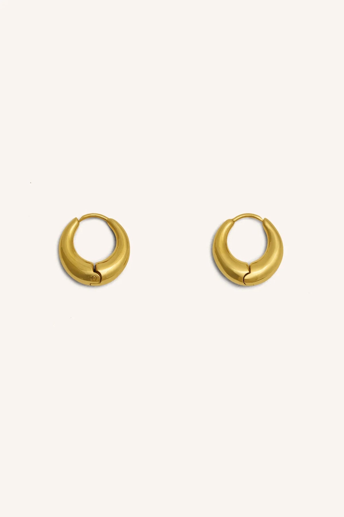 By-Bar Ellis Gold Hoop Earrings - The Mercantile London