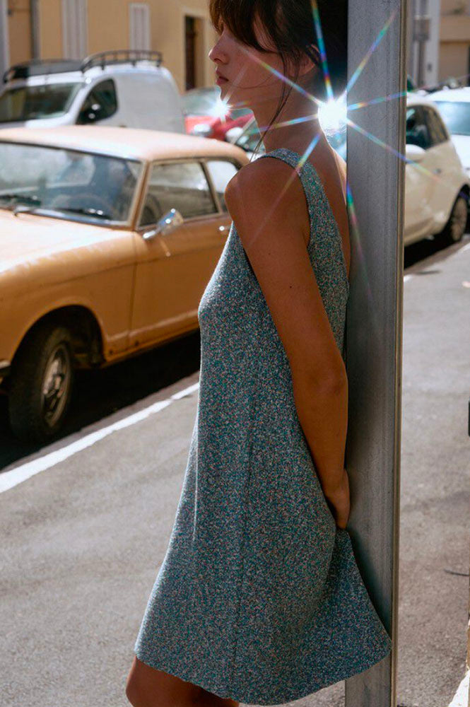 American Vintage Frymow Tropico Moul Mini Dress - The Mercantile London