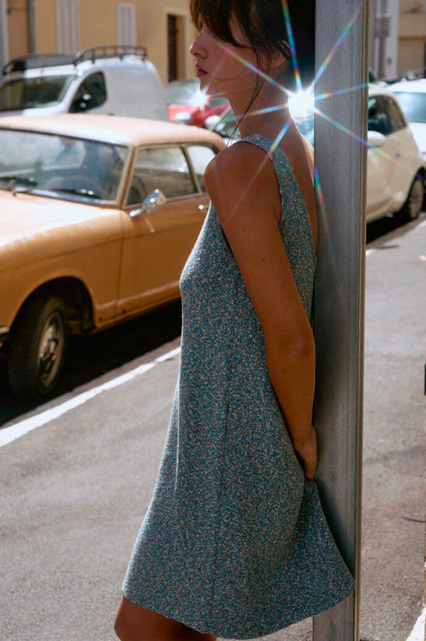 American Vintage Frymow Tropico Moul Mini Dress - The Mercantile London