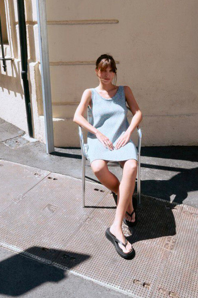 American Vintage Frymow Tropico Moul Mini Dress - The Mercantile London