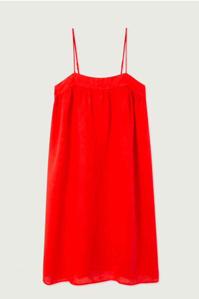 American Vintage Ivybo Strawberry Midi Dress - The Mercantile London